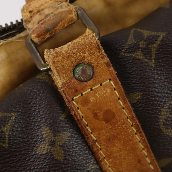 LOUIS VUITTON Monogram Sac Tennis Boston Bag LV Auth bs30175