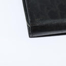 Christian Dior Trotter Canvas Wallet Shoulder Bag PVC Black Silver Auth bs30176-17