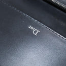 Christian Dior Trotter Canvas Wallet Shoulder Bag PVC Black Silver Auth bs30176-19