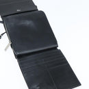 Christian Dior Trotter Canvas Wallet Shoulder Bag PVC Black Silver Auth bs30176-10