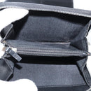 Christian Dior Trotter Canvas Wallet Shoulder Bag PVC Black Silver Auth bs30176-11