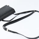 Christian Dior Trotter Canvas Wallet Shoulder Bag PVC Black Silver Auth bs30176-7