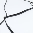 Christian Dior Trotter Canvas Wallet Shoulder Bag PVC Black Silver Auth bs30176-14