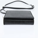 Christian Dior Trotter Canvas Wallet Shoulder Bag PVC Black Silver Auth bs30176-5