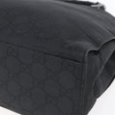 GUCCI GG Canvas Bamboo Hand Bag Nylon Black Silver 002 1015 Auth bs30178-15