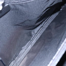 GUCCI GG Canvas Bamboo Hand Bag Nylon Black Silver 002 1015 Auth bs30178-11