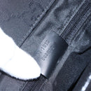 GUCCI GG Canvas Bamboo Hand Bag Nylon Black Silver 002 1015 Auth bs30178-12