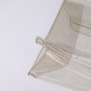 HERMES Vinyl Kelly Hand Bag Vinyl Clear Auth bs30181-9