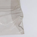 HERMES Vinyl Kelly Hand Bag Vinyl Clear Auth bs30181-14