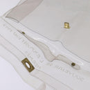 HERMES Vinyl Kelly Hand Bag Vinyl Clear Auth bs30181-11