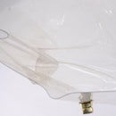 HERMES Vinyl Kelly Hand Bag Vinyl Clear Auth bs30181-18