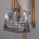 HERMES Vinyl Kelly Hand Bag Vinyl Clear Auth bs30181-19
