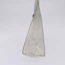HERMES Vinyl Kelly Hand Bag Vinyl Clear Auth bs30181-3