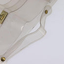 HERMES Vinyl Kelly Hand Bag Vinyl Clear Auth bs30181-7