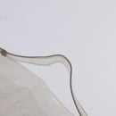 HERMES Vinyl Kelly Hand Bag Vinyl Clear Auth bs30181-8