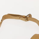 CHANEL Waist Pouch Lamb Skin Beige Gold CC Auth bs30183-8