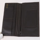 FENDI Zucca Canvas Wallet Leather 7Set Black Brown Auth bs30186-10