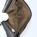 FENDI Zucca Canvas Wallet Leather 7Set Black Brown Auth bs30186-11