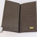 FENDI Zucca Canvas Wallet Leather 7Set Black Brown Auth bs30186-16