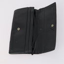 FENDI Zucca Canvas Wallet Leather 7Set Black Brown Auth bs30186-18