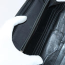 FENDI Zucca Canvas Wallet Leather 7Set Black Brown Auth bs30186-19