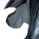 FENDI Zucca Canvas Wallet Leather 7Set Black Brown Auth bs30186-20