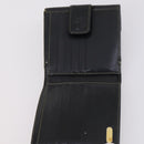 FENDI Zucca Canvas Wallet Leather 7Set Black Brown Auth bs30186-22