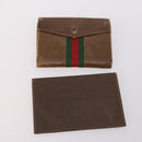 GUCCI Wallet Leather 7Set Black Brown Auth bs30188-18
