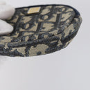 Christian Dior Trotter Canvas Coin Purse Wallet 3Set Navy Gold Auth bs30190-15