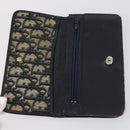Christian Dior Trotter Canvas Coin Purse Wallet 3Set Navy Gold Auth bs30190-8