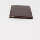 CARTIER Must Line Key Case Wallet Leather 8 Set Bordeaux Black Auth bs30193-10