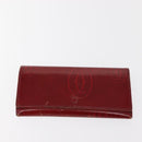CARTIER Must Line Key Case Wallet Leather 8 Set Bordeaux Black Auth bs30193-2