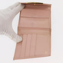 CARTIER Must Line Key Case Wallet Leather 8 Set Bordeaux Black Auth bs30193-38