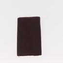 CARTIER Must Line Key Case Wallet Leather 8 Set Bordeaux Black Auth bs30193-40