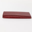 CARTIER Must Line Key Case Wallet Leather 8 Set Bordeaux Black Auth bs30193-6