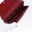 CARTIER Must Line Key Case Wallet Leather 8 Set Bordeaux Black Auth bs30193-7