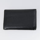 CHANEL Wallet Leather 3 Set Black CC Auth bs30194-10