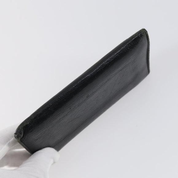 CHANEL Wallet Leather 3 Set Black CC Auth bs30194