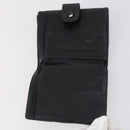 CHANEL Wallet Leather 3 Set Black CC Auth bs30194-21