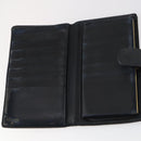 CHANEL Wallet Leather 3 Set Black CC Auth bs30194-7