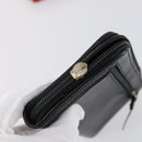 CHANEL Wallet Enamel Leather 3 Set Black Red CC Auth bs30195-11