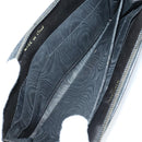 CHANEL Wallet Enamel Leather 3 Set Black Red CC Auth bs30195-15