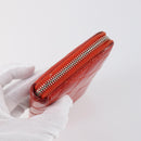 CHANEL Wallet Enamel Leather 3 Set Black Red CC Auth bs30195-18