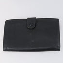 CHANEL Wallet Enamel Leather 3 Set Black Red CC Auth bs30195-3