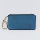 LOUIS VUITTON Monogram Epi Coin Purse 3 Set Blue Black LV Auth bs30196-2