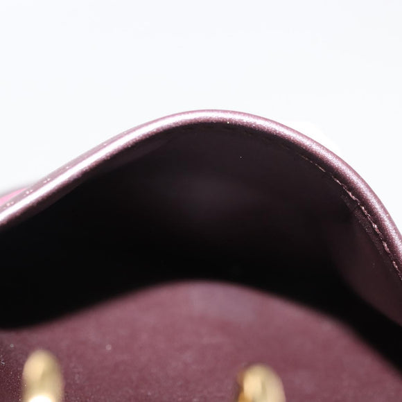 LOUIS VUITTON Monogram Vernis Mat Agenda PM Day Planner Cover 2 Set Auth bs30197