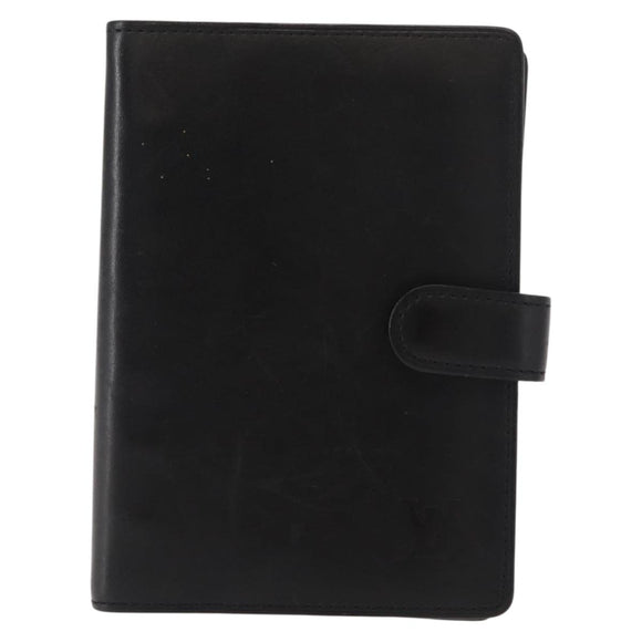 LOUIS VUITTON Monogram Vernis Mat Agenda PM Day Planner Cover 2 Set Auth bs30197