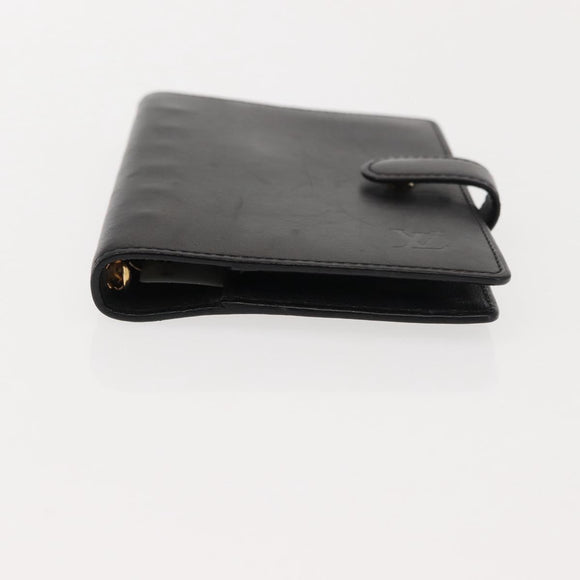 LOUIS VUITTON Monogram Vernis Mat Agenda PM Day Planner Cover 2 Set Auth bs30197