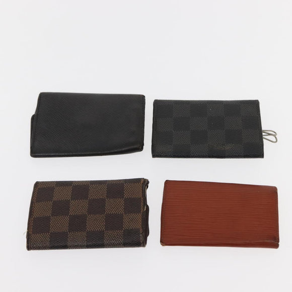 LOUIS VUITTON Monogram Epi Vernis Damier Coin Purse Key Case 12Set Auth bs30199
