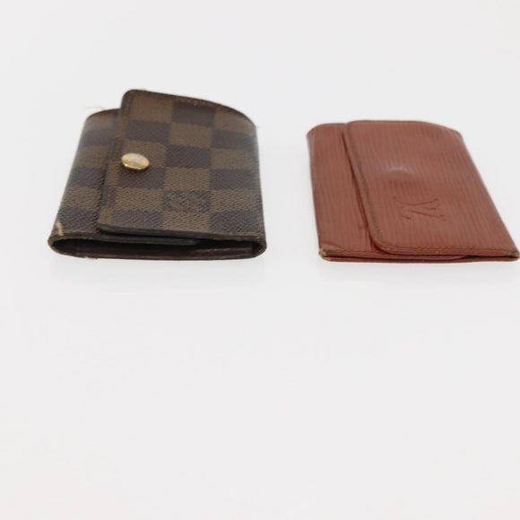 LOUIS VUITTON Monogram Epi Vernis Damier Coin Purse Key Case 12Set Auth bs30199